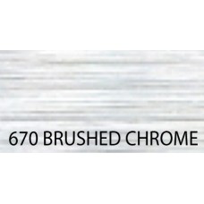 Brushed Chrome Universal 3.0-mil metallized vinyl