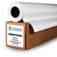 TIMBER! 6 mil Gloss White Vinyl - Clear Permanent Adhesive 54"X50YD
