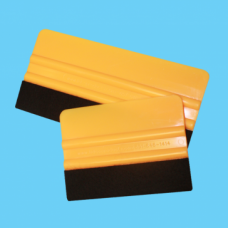 Plastic Squeegee with Felt  4" & 6"